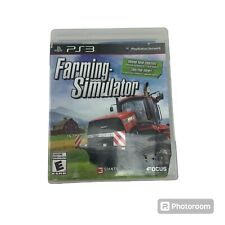 Farming Simulator (Sony PlayStation 3, 2013) With Manual