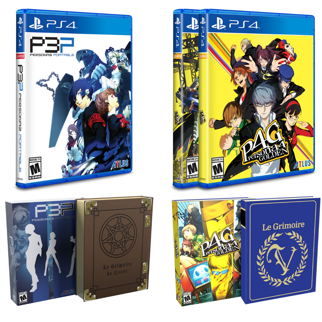 Limited Run #537 + #538 : Persona 3 Portable Persona 4 Golden