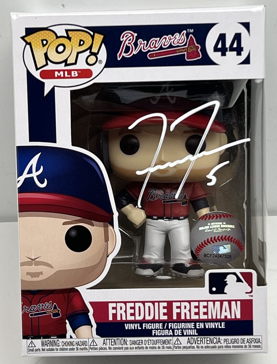 Freddie Freeman Signed Funko Pop #44 BAS Beckett Witnessed