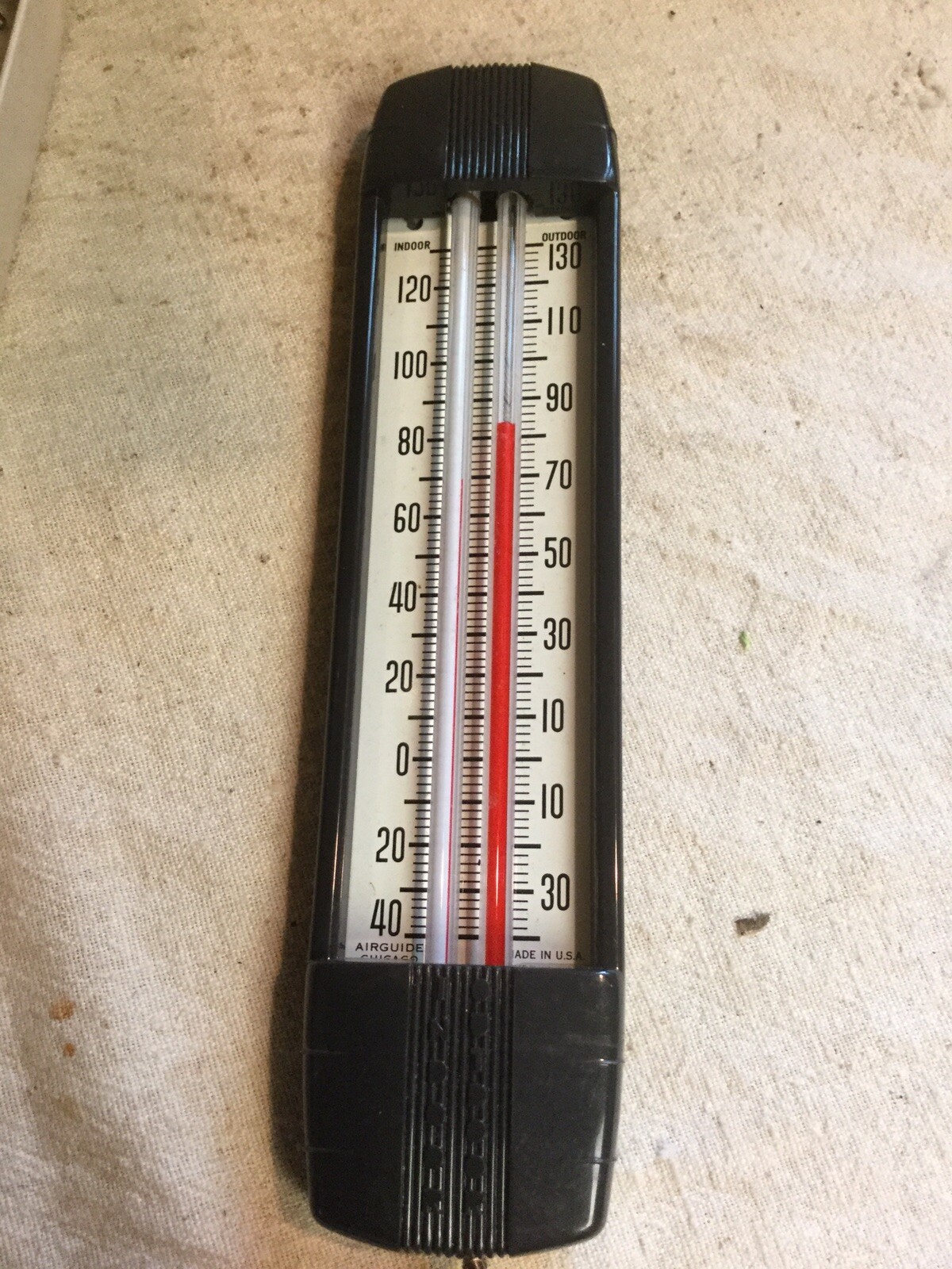 Vintage AirGuide No407 Indoor Outdoor Thermometer eBay