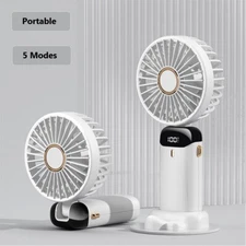 Mini Desk Fans Air Hand Held Fans USB Rechargeable Portable Fans Cooler Cooling