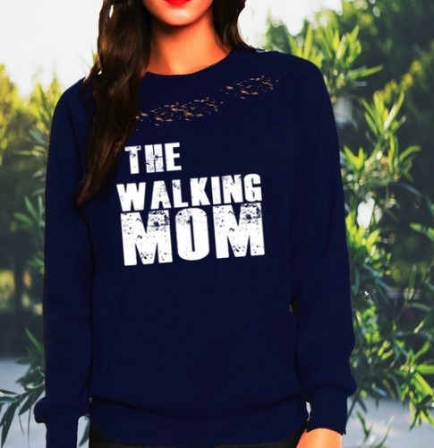 The Walking Mom Sweatshirt USA Damen Heavy Weight Sweatshirt - Bild 1 von 3