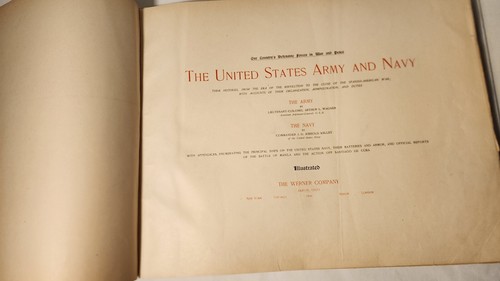 1899 'UNITED STATES ARMY & NAVY REVOLUTION - SPANISH AMER. WAR CHROMOLITHOGRAPHS - Picture 2 of 12