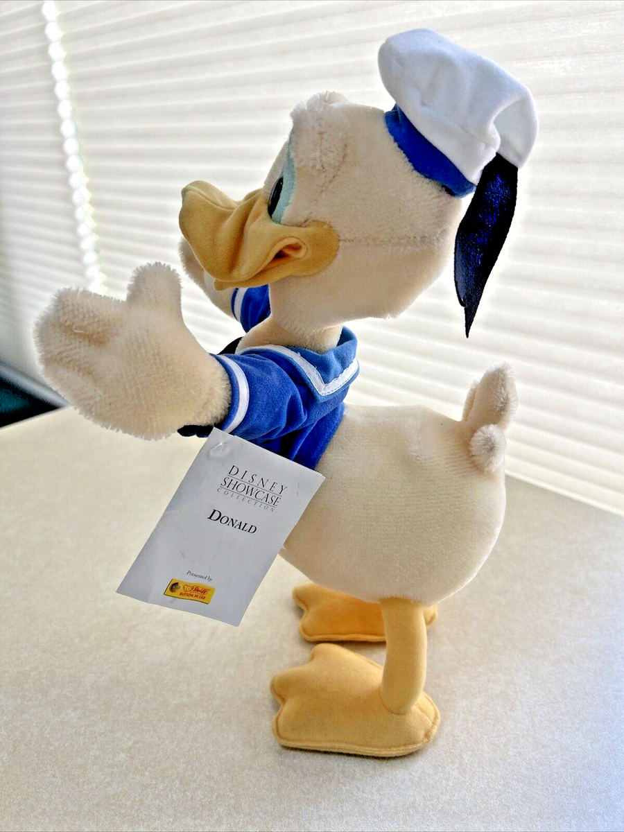 Steiff Donald Duck, Disney Showcase Collection, limited Steiff Donald Duck, Disney Showcase Collection, limited