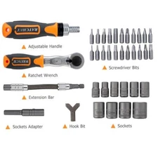 Multifunction Hand Tool Kit Screwdriver Set Car Repair Tool Set Auto Maintenance