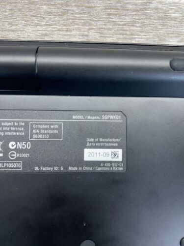 Sony SGPWKB1 Bluetooth Keyboard Black WORKING - Picture 3 of 3