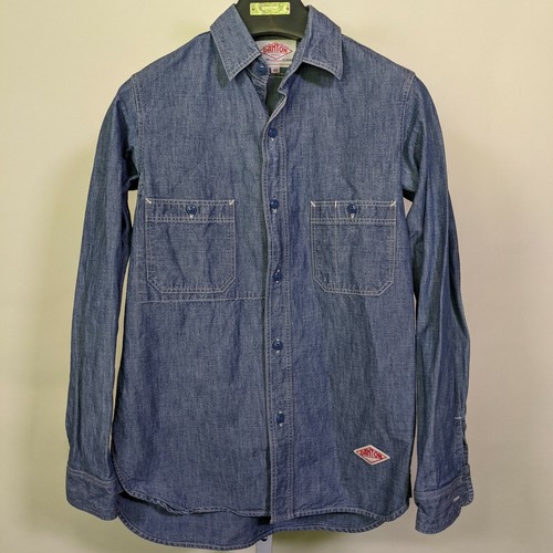 Danton Utility Engineer Denim Durable Shirt France - Picture 1 of 6
