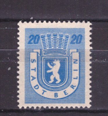 BRIEFMARKEN Deutschland Berlin Brandenburg 1945 - Stadt Berlin 20 S. MH* UNI6