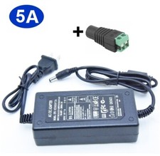 12V 5A AC/DC Adapter Power Supply CCTV Surveillance Camera Home Electronics