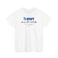 Vintage France F1 Racing Team Tee, BWT Alpine Formula One T-Shirt, Motorsport