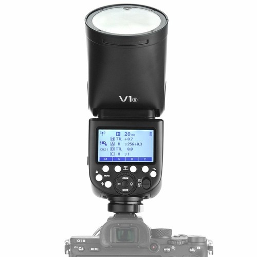 Flash fotocamera Godox V1S TTL 2,4 G + trigger X2T-S per Sony + set AK-R1 - Foto 8 di 14