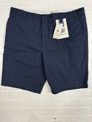 Dockers Perfect Shorts Classic Fit Men s 38 NWT Navy Nautical Anchor 