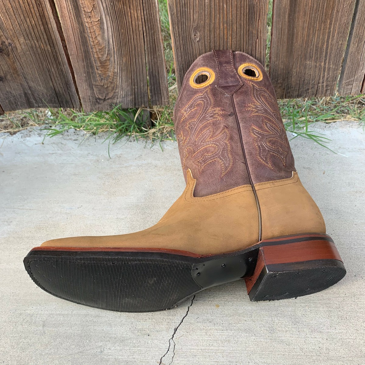 希少 whoop de doo Bulldog Toe boots Yippee by Old Gringo Jorie Short Taupe YBL341-1