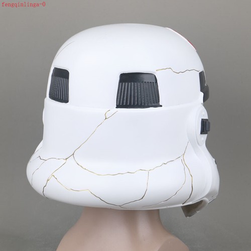 Star Wars Night Trooper Helmet Hallowmas Cosplay PVC Movie Props Full Face Mask - Picture 6 of 9