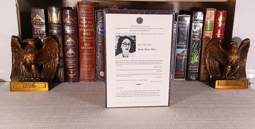 BROKE HEART BLUES BY JOYCE CAROL OATES FRANKLIN LIIBRARY SIGNED 1ST ED SEALED