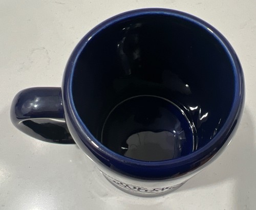 Nestle Invitational Bay Hill Club Cobalt Blue Etched Pottery Style Coffee Mug - Picture 7 of 7
