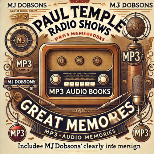 Paul Temple Audio Books Classic Old Radio Shows MP CD Great Memories - Picture 2 of 8