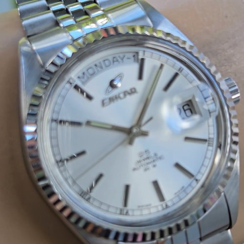 Vintage ENICAR men's automatic watch AR-2169 25Jewels swiss made 1990s - Video 1 of 1