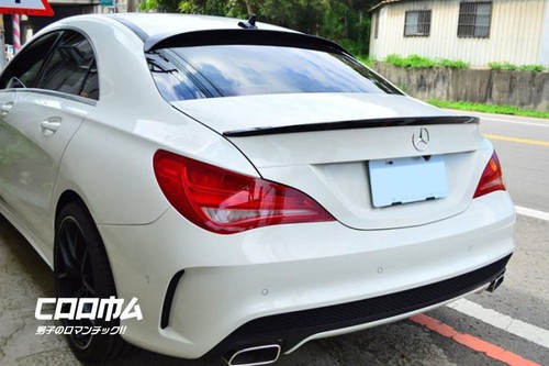 ABS Painted BENZ W117 C117 OE Type Rear Roof Spoiler Window Wing 4DR CLA - Picture 3 of 4