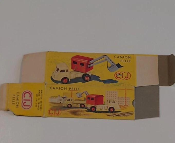 ・RARE Vintage CIJ ref 3/82 Camion Pelle ONLY BOX - Image 4 of 4