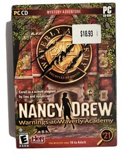 Nancy Drew Mystery 21: Warnings at Waverly Academy CD-ROM PC Game
