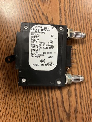 AIRPAX 100 AMP BULLET CIRCUIT BREAKER LELK1-1REC4-30326-100