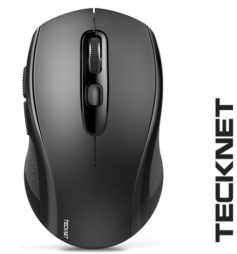 TeckNet Wireless Cordless Mouse USB Optical Scroll 2.4GHz For PC Laptop Computer