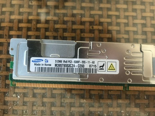 Genuine HP 1GB (2 x 512MB) PC2-5300F 400MHz FB Server Memory (398705-051) - Picture 3 of 4