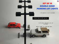 DOUBLE SIDED PARKING LOT LIGHTS MODERN SET OF...