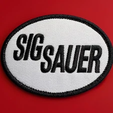🔥 Sig Sauer Embroidered Hook N Loop Patch Pistol Rifle Firearm Gun PewPew