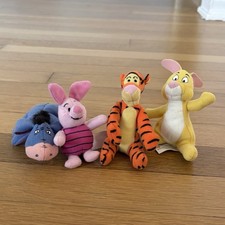 McDonald  s Winnie the Pooh Happy Meal Plush Lot of 4 Vintage 2002 Disney