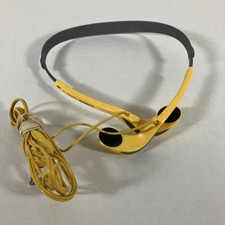 Vintage Sony MDR-W14 Headphones Only - Yellow Earbuds Sports