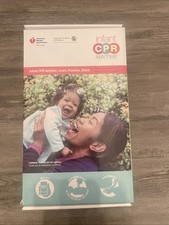 Learn Infant CPR Anytime Kit AHA Heart Association Training DVD Baby Manikin