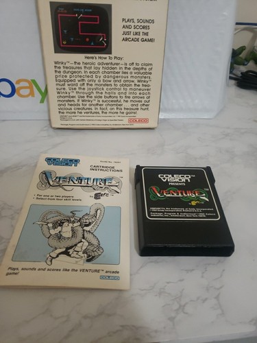 Venture for Colecovision Complete In Box Cib 🔥 - Picture 8 of 13