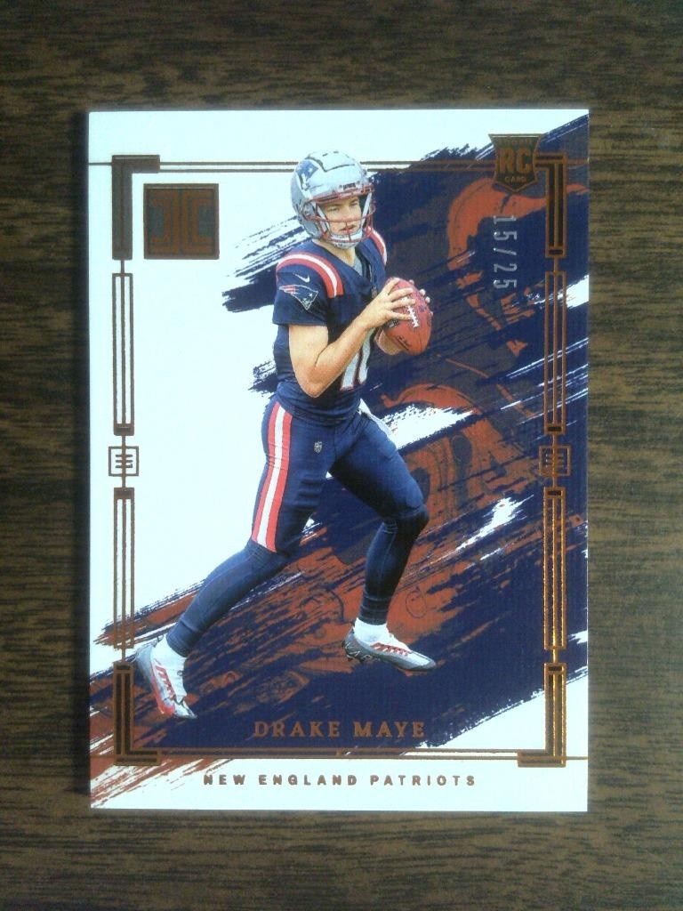 2024 Panini Impeccable Football - Bronze Rookie - #73 - Drake Maye #15/25