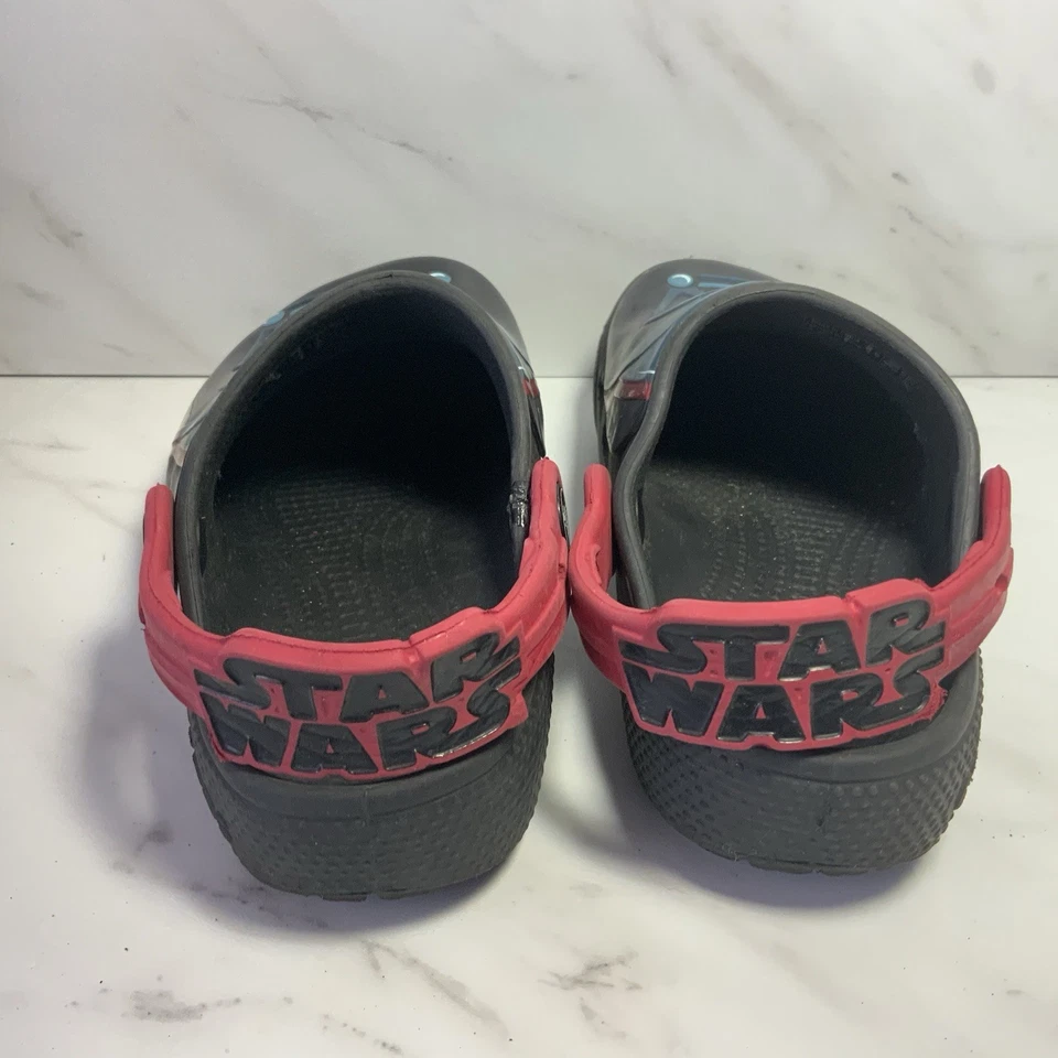 Zueco Crocs Star Wars Lado Oscuro Infante Niño Darth Vader Niño Niña C10 Foto 2 de 4