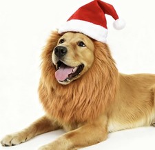 Lion Mane for Dogs, Funny Halloween Costume Apparel for Dogs, Large Dogs