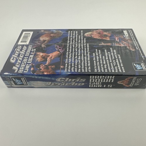 WWF/WWE - Hardy Boyz Leap of Faith VHS & Chris Jericho Break Down Walls Sealed - Picture 12 of 13