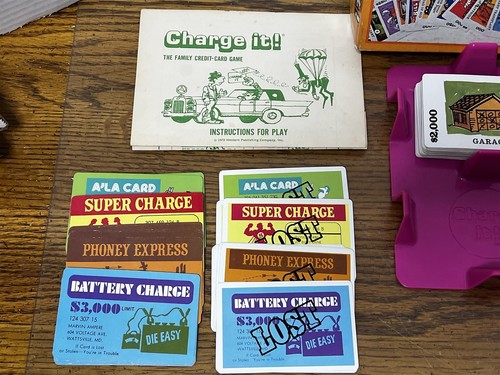 Charge It! Credit Card Game by Whitman - Complete - Picture 2 of 11