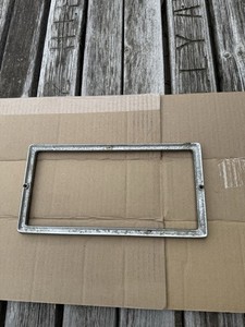 1966 Ford Mustang Chrome License Plate Frame Original Vintage Condition.