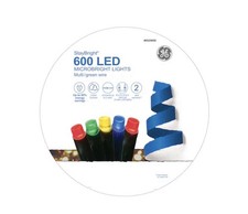 GE StayBright 600-Count Multicolor Micro LED Christmas String Lights