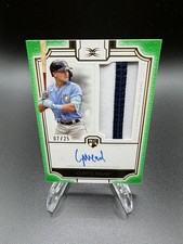 2024 Topps Definitive Auto Relic Card Curtis Mead /25 Tampa Bay