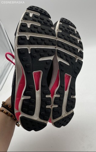 Nike Women's Reax Run Running Shoes Size 7Y Black/Pink - Picture 6 of 7