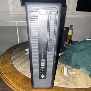 HP EliteDesk SFF Desktop PC Office Casual, DP/VGA, USB 3.0, Optical, Black