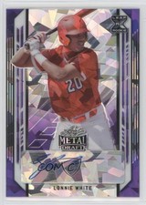 2021 Leaf Metal Draft Purple Crystals 2/10 Lonnie White Jr #BA-LW1 Auto nd3