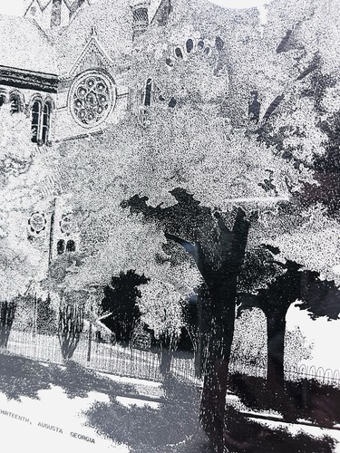 Rare R Loar Signed '74 Sacred Heart Catholic Church Augusta Georgia Orig Artwork - Picture 8 of 11