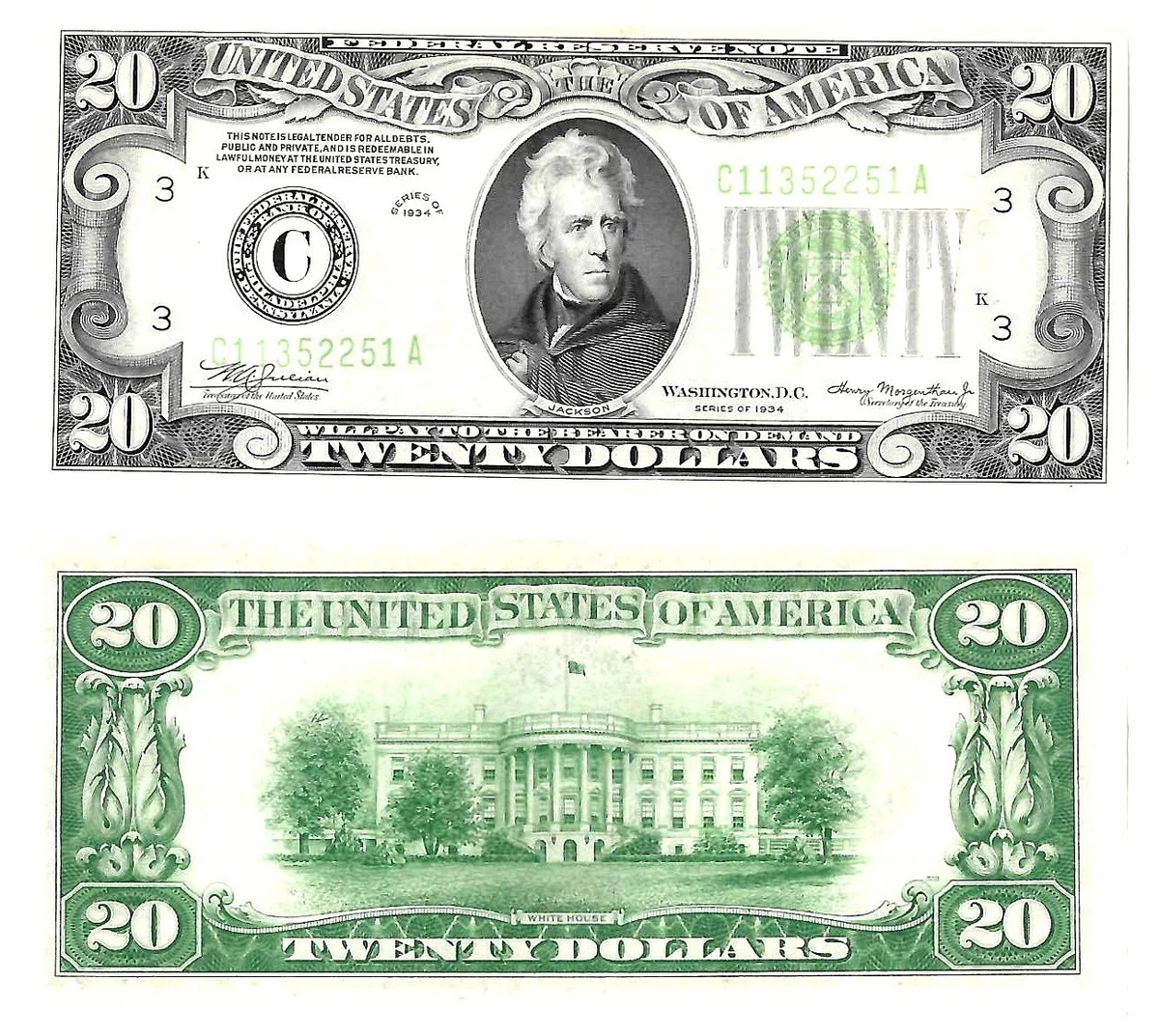 Uncirculated Uncertified $20 US Paper Money for sale | eBay