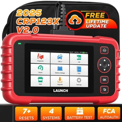 LAUNCH CRP123X V2.0 Car OBD2 Diagnostic Scan Tool ABS SRS Engine TCM Code Reader