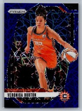 Veronica Burton 2024 Panini Prizm WNBA #35 Blue Velocity Prizms Connecticut Sun