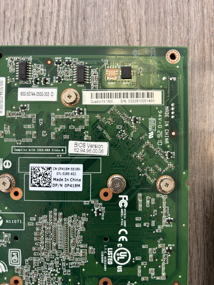 Nvidia Quadro FX 1800 Workstation Graphics Card - Image 4 of 4